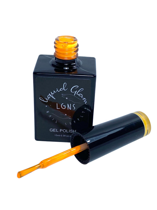 LGNS “Mel” Bright neon orange Gel Polish color
