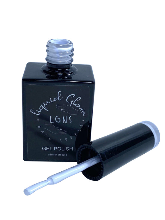 LGNS “White Out” One coat coverage White Gel Polish color